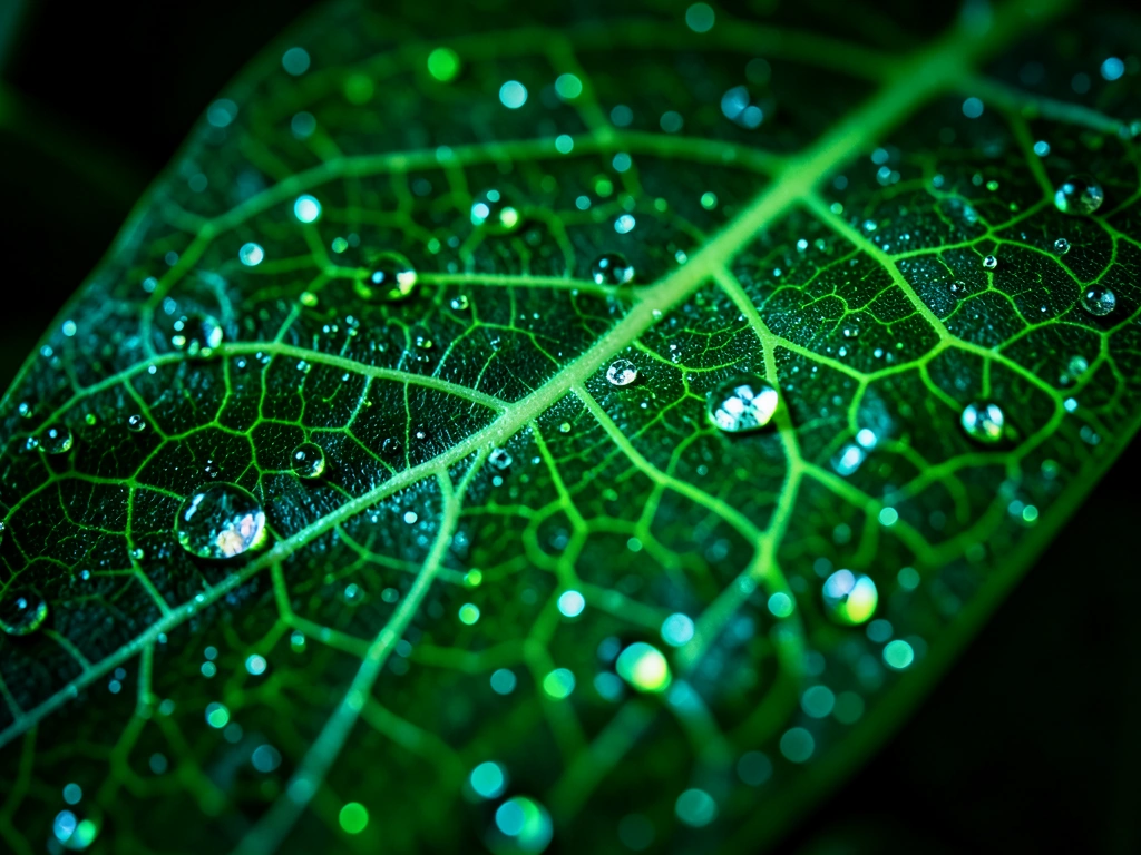 Botanical detail representing natural precision